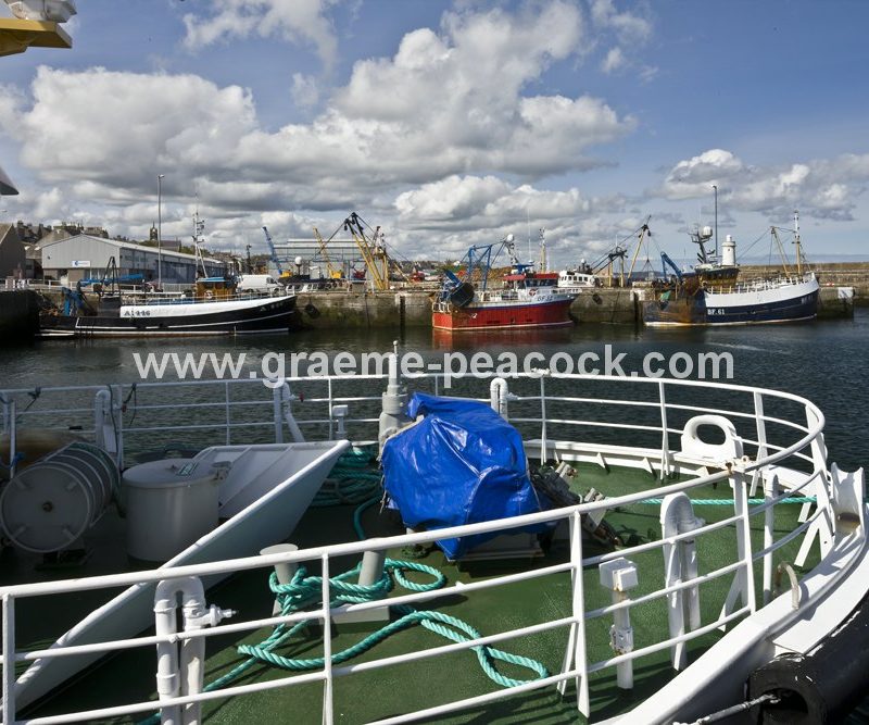 Boats at Buckie harbour,  Buckie,  Moray  North East Scotland