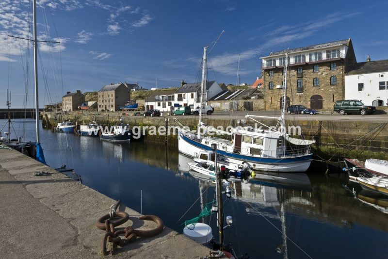 Burghead harbour, Moray,  North East Scotland