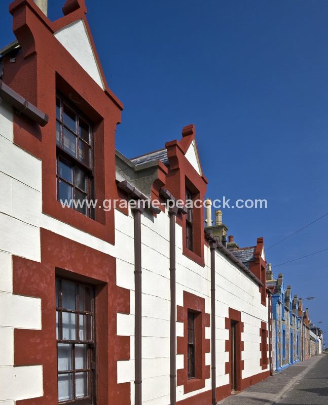 Fishermen's cottage,  Findochty,  Moray,  Scotland
