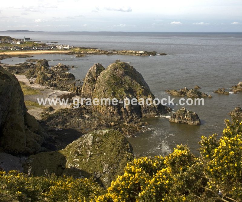 Rocks near Findochty,  Moray,  Scotland