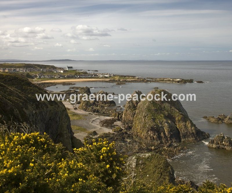 Rocks near Findochty,  Moray,  Scotland