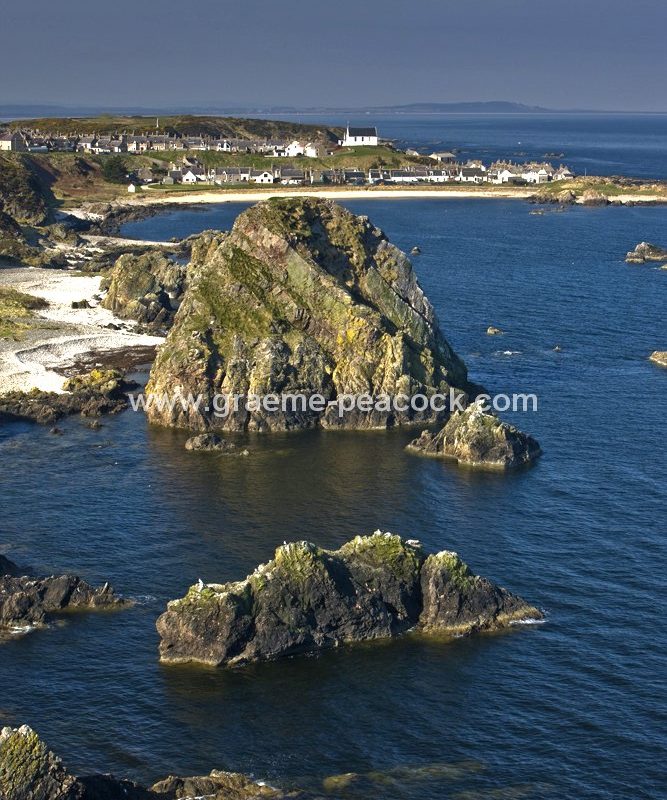 Rocks near Findochty,  Moray,  Scotland