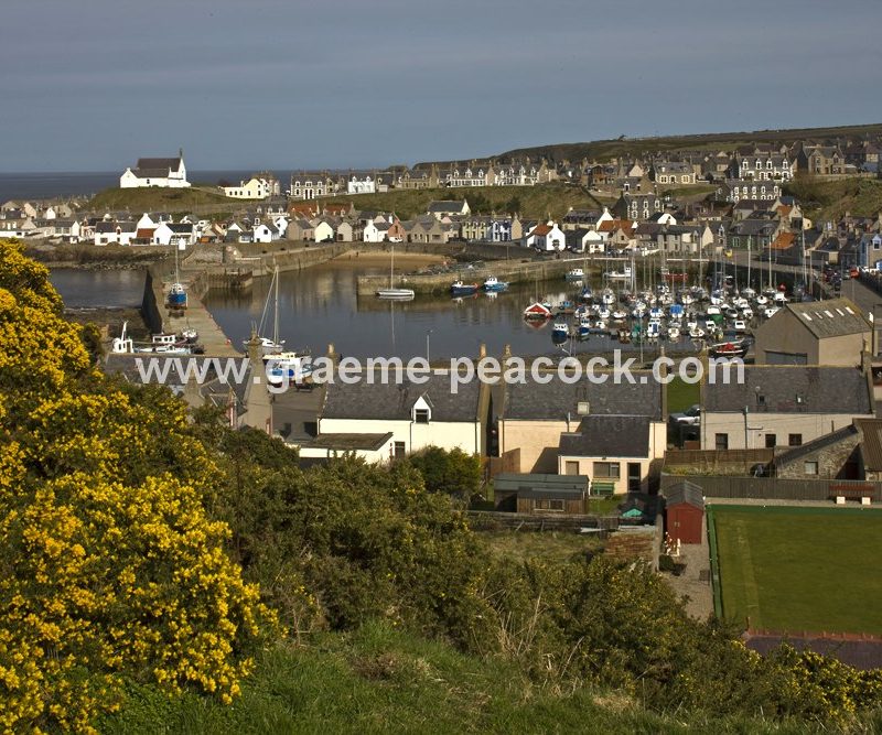 Findochty village and harbour,  Findochty,  Moray,  Scotland