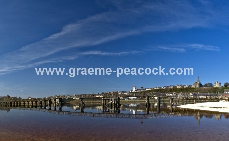 Panoramic view of Lossiemouth,  Moray,  Scotland