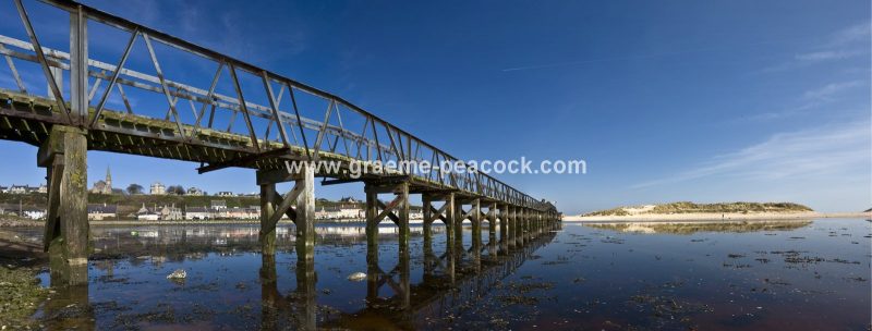 Panoramic view of Lossiemouth,  Moray,  Scotland