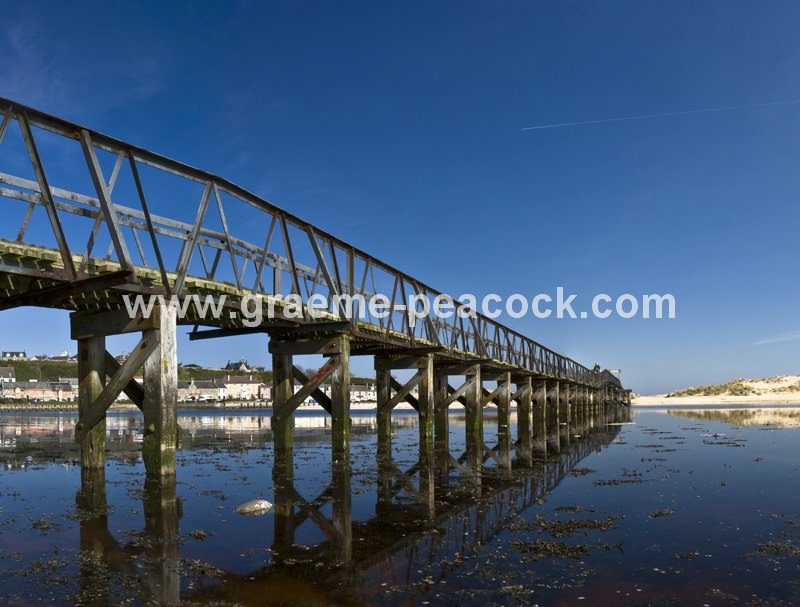 Panoramic view of Lossiemouth,  Moray,  Scotland