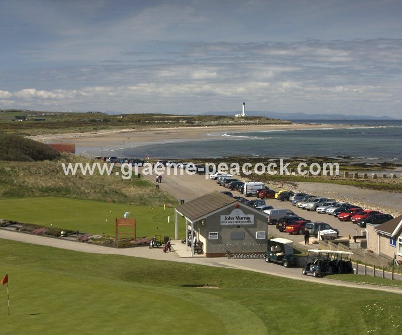 18th Green,  Moray Golf Course,  Lossiemouth,  Moray,  Scotland