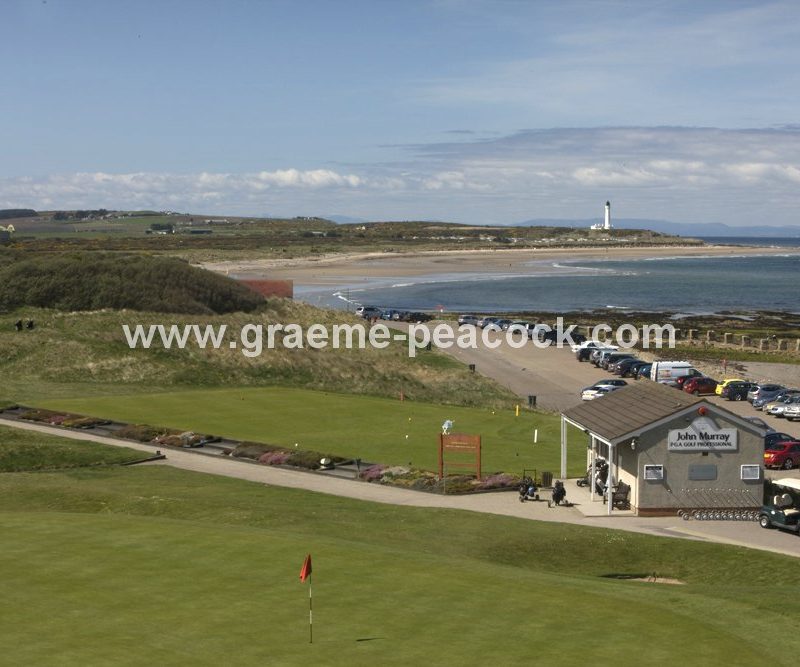 18th Green,  Moray Golf Course,  Lossiemouth,  Moray,  Scotland