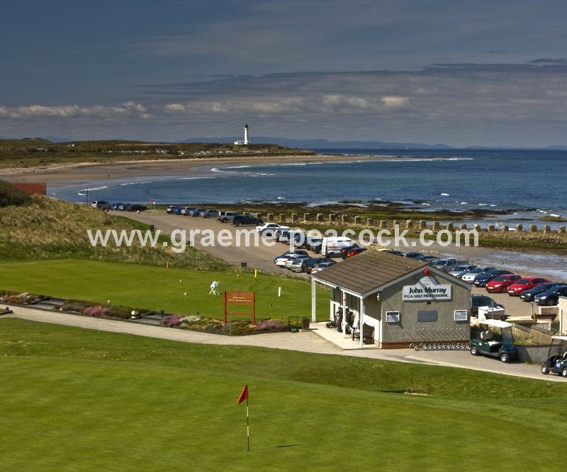 18th Green,  Moray Golf Course,  Lossiemouth,  Moray,  Scotland