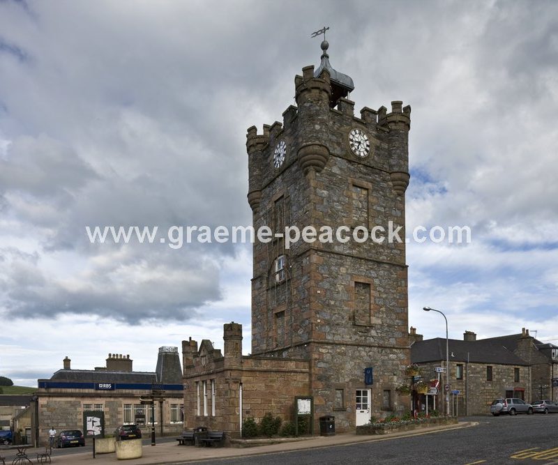 The Clock Tower, Dufftown, Moray, North East Scotland