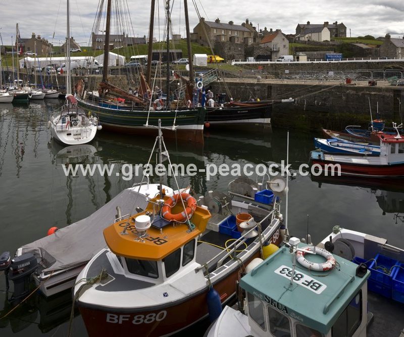 Scottish Traditional Boat Festival, Portsoy, Aberdeenshire, North east Scotland