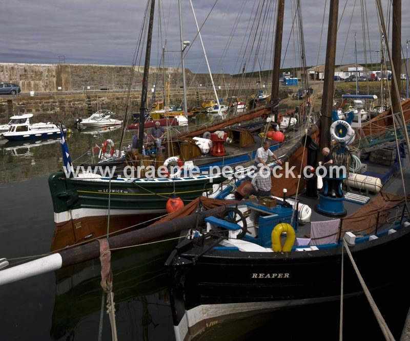Scottish Traditional Boat Festival, Portsoy, Aberdeenshire, North east Scotland
