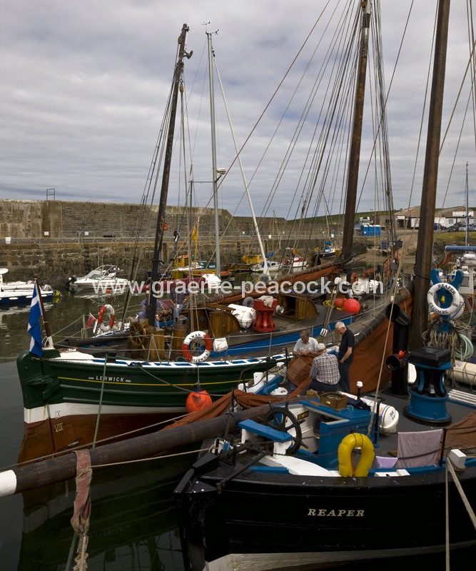 Scottish Traditional Boat Festival, Portsoy, Aberdeenshire, North east Scotland
