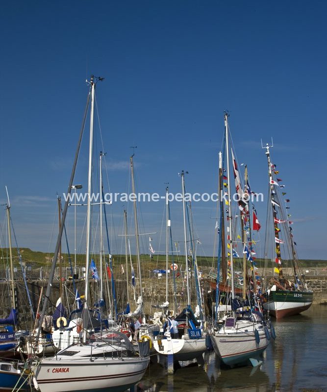 Scottish Traditional Boat Festival, Portsoy, Aberdeenshire, North east Scotland