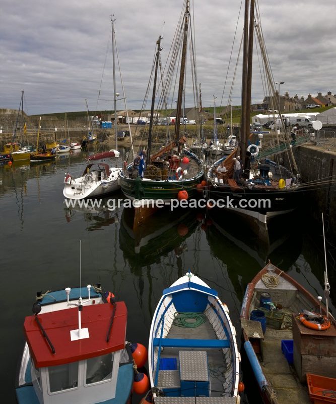 Scottish Traditional Boat Festival, Portsoy, Aberdeenshire, North east Scotland