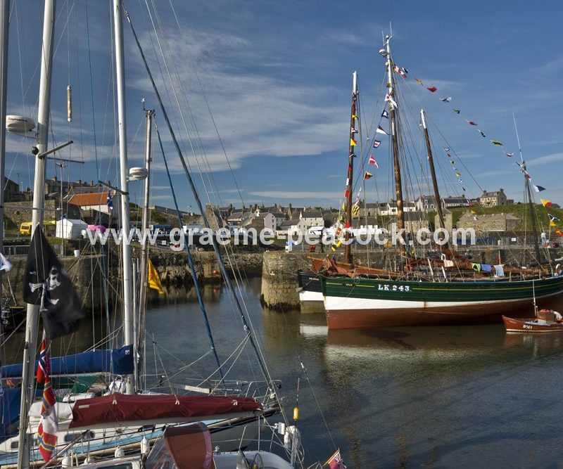 Scottish Traditional Boat Festival, Portsoy, Aberdeenshire, North east Scotland