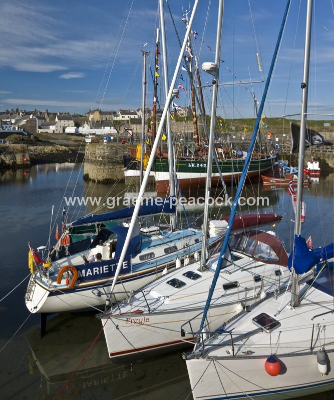 Scottish Traditional Boat Festival, Portsoy, Aberdeenshire, North east Scotland