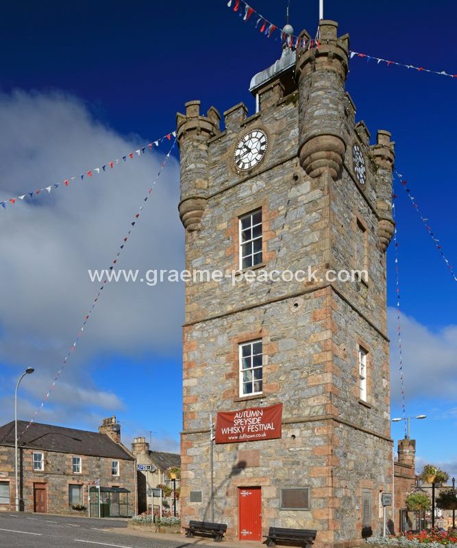 The Clock Tower, Dufftown, Moray, North East Scotland