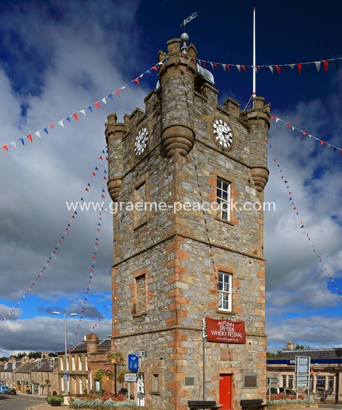The Clock Tower, Dufftown, Moray, North East Scotland