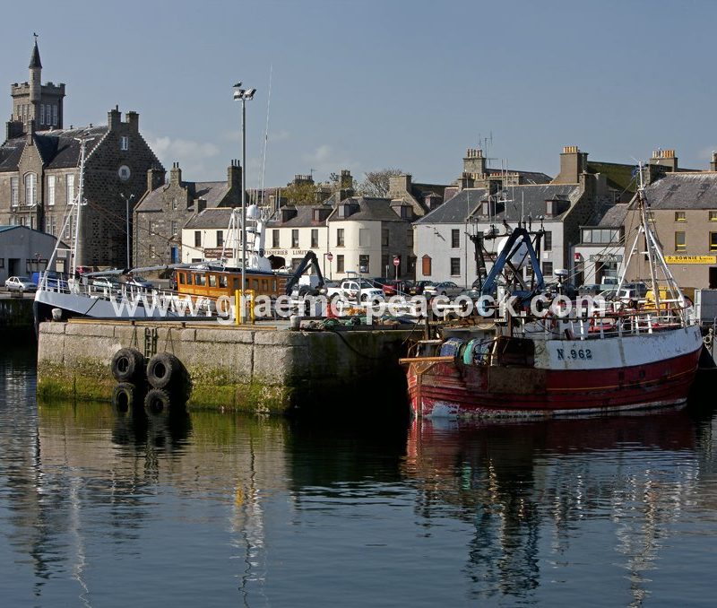 Fraserbugh harbour and town, Fraserburgh, Aberdeenshire