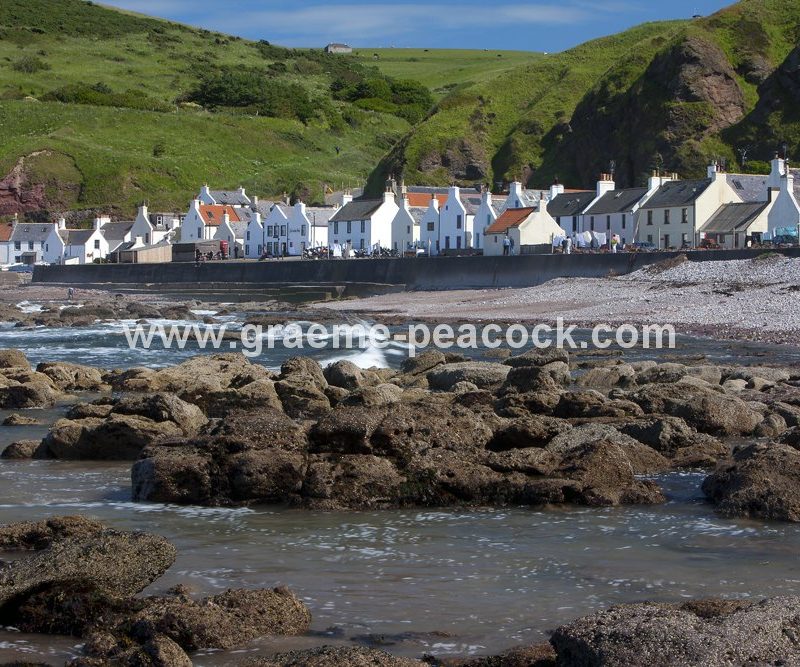 Pennan Village near Gardenstown, Aberdeenshire, Scotland