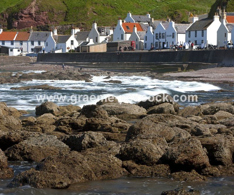 Pennan Village near Gardenstown, Aberdeenshire, Scotland