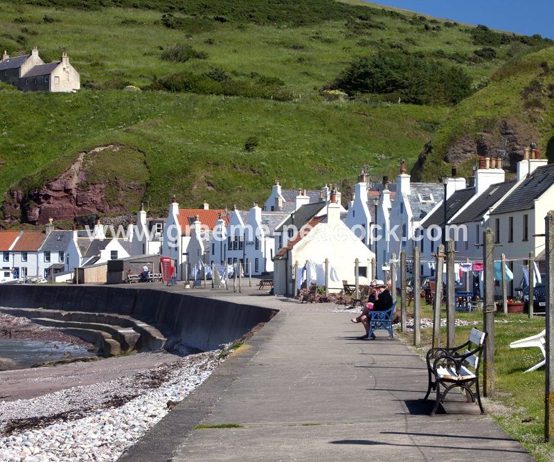 Pennan Village near Gardenstown, Aberdeenshire, Scotland