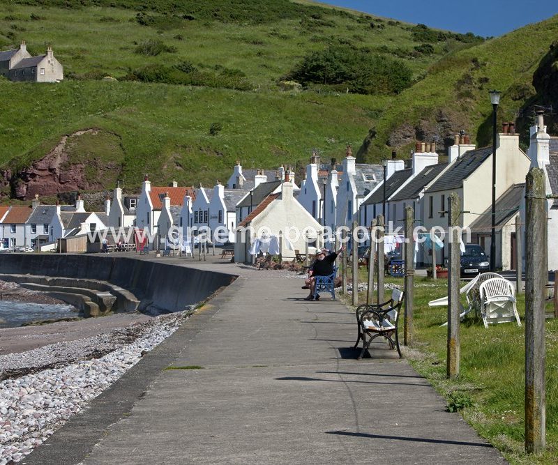 Pennan Village near Gardenstown, Aberdeenshire, Scotland