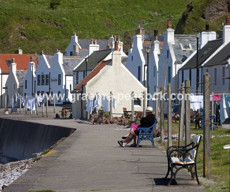 Pennan Village near Gardenstown, Aberdeenshire, Scotland