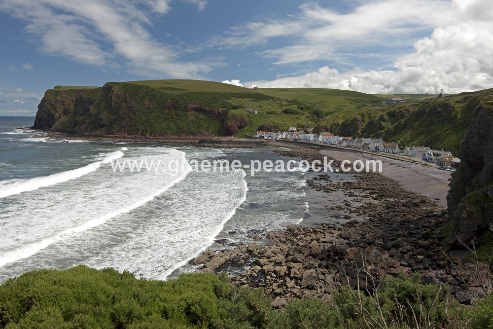 Pennan Village near Gardenstown, Aberdeenshire, Scotland