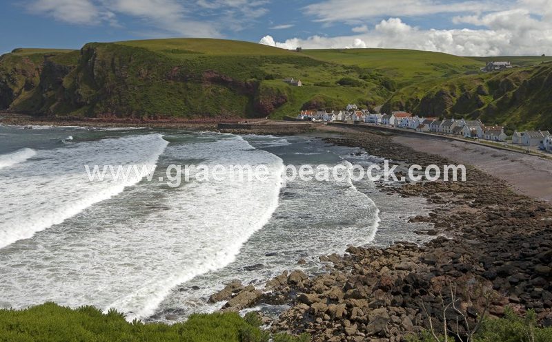 Pennan Village near Gardenstown, Aberdeenshire, Scotland