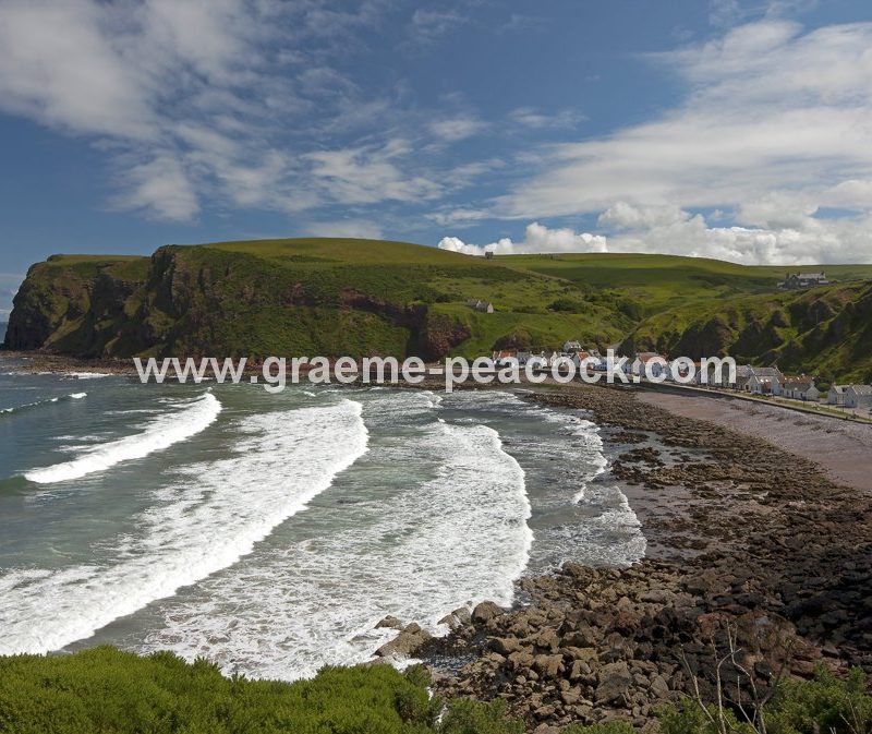 Pennan Village near Gardenstown, Aberdeenshire, Scotland