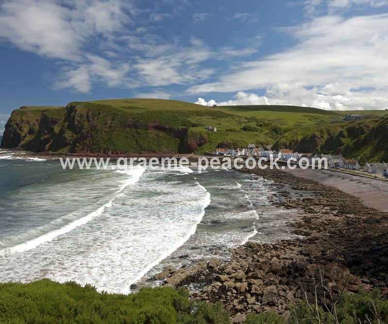 Pennan Village near Gardenstown, Aberdeenshire, Scotland