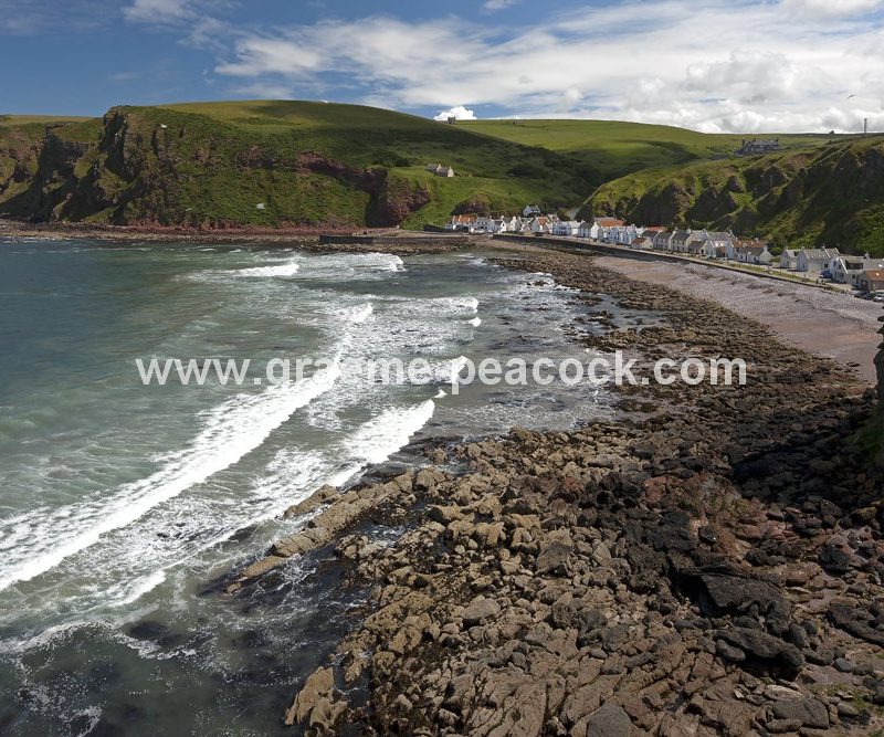 Pennan Village near Gardenstown, Aberdeenshire, Scotland