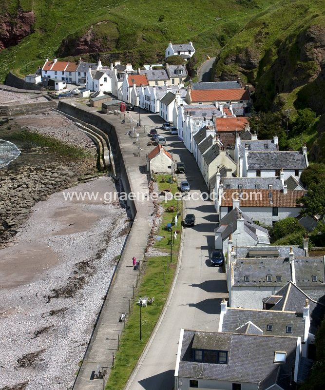 Pennan Village near Gardenstown, Aberdeenshire, Scotland