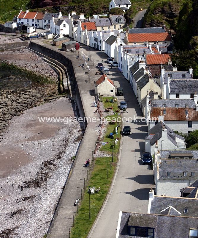 Pennan Village near Gardenstown, Aberdeenshire, Scotland