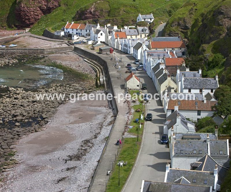 Pennan Village near Gardenstown, Aberdeenshire, Scotland