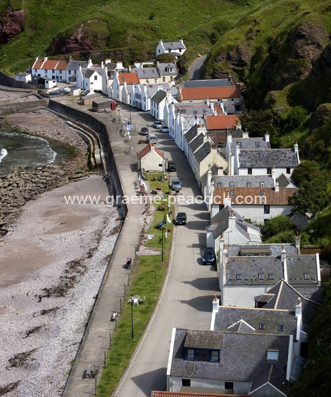Pennan Village near Gardenstown, Aberdeenshire, Scotland