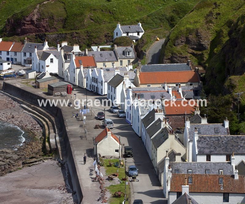 Pennan Village near Gardenstown, Aberdeenshire, Scotland