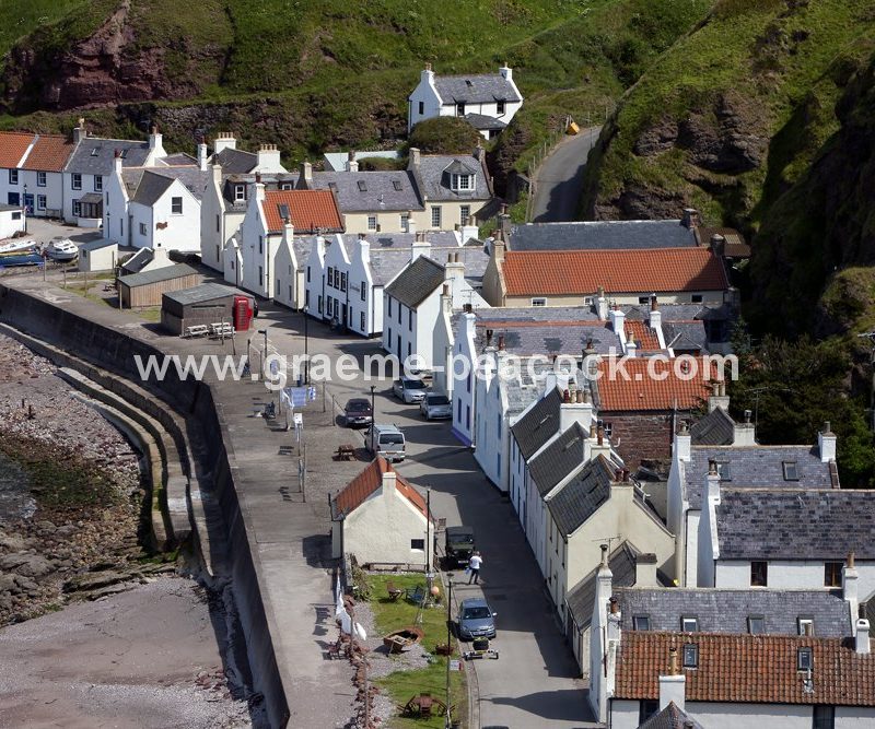 Pennan Village near Gardenstown, Aberdeenshire, Scotland