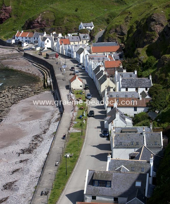 Pennan Village near Gardenstown, Aberdeenshire, Scotland