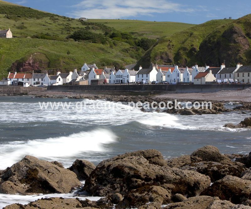 Pennan Village near Gardenstown, Aberdeenshire, Scotland