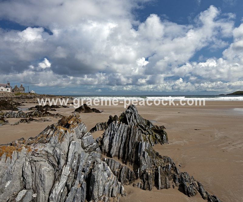 Sandend beach, Sandend, Aberdeenshire, Scotland