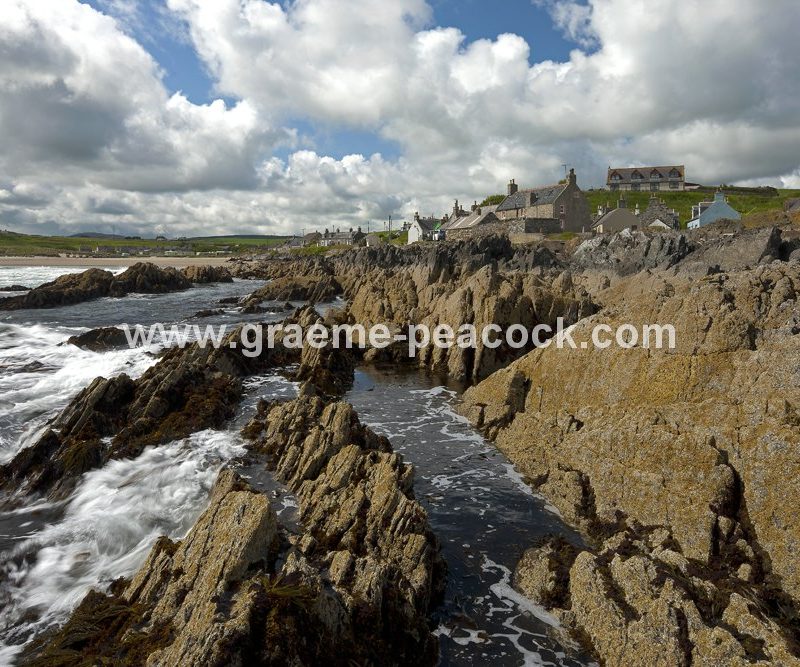 Sandend Village, Aberdeenshire, Scotland