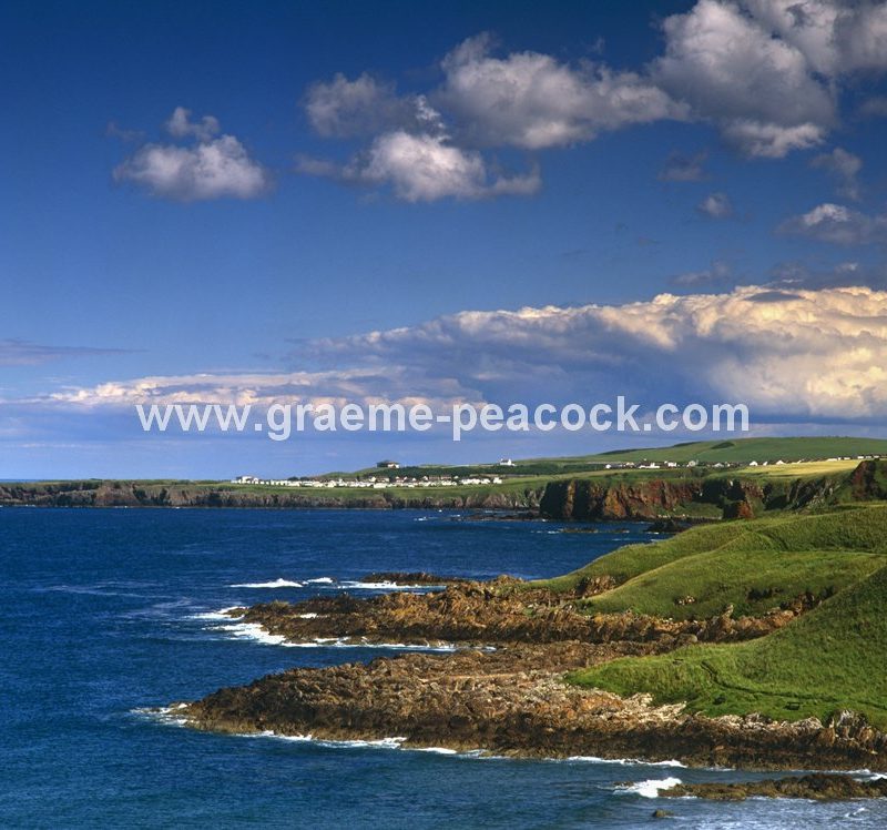 Coldingham Bay near Scottish Borders, Scotland