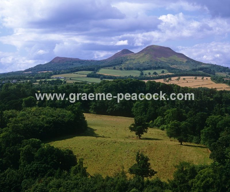 Eildon Hills near Melrose,  Scottish Borders