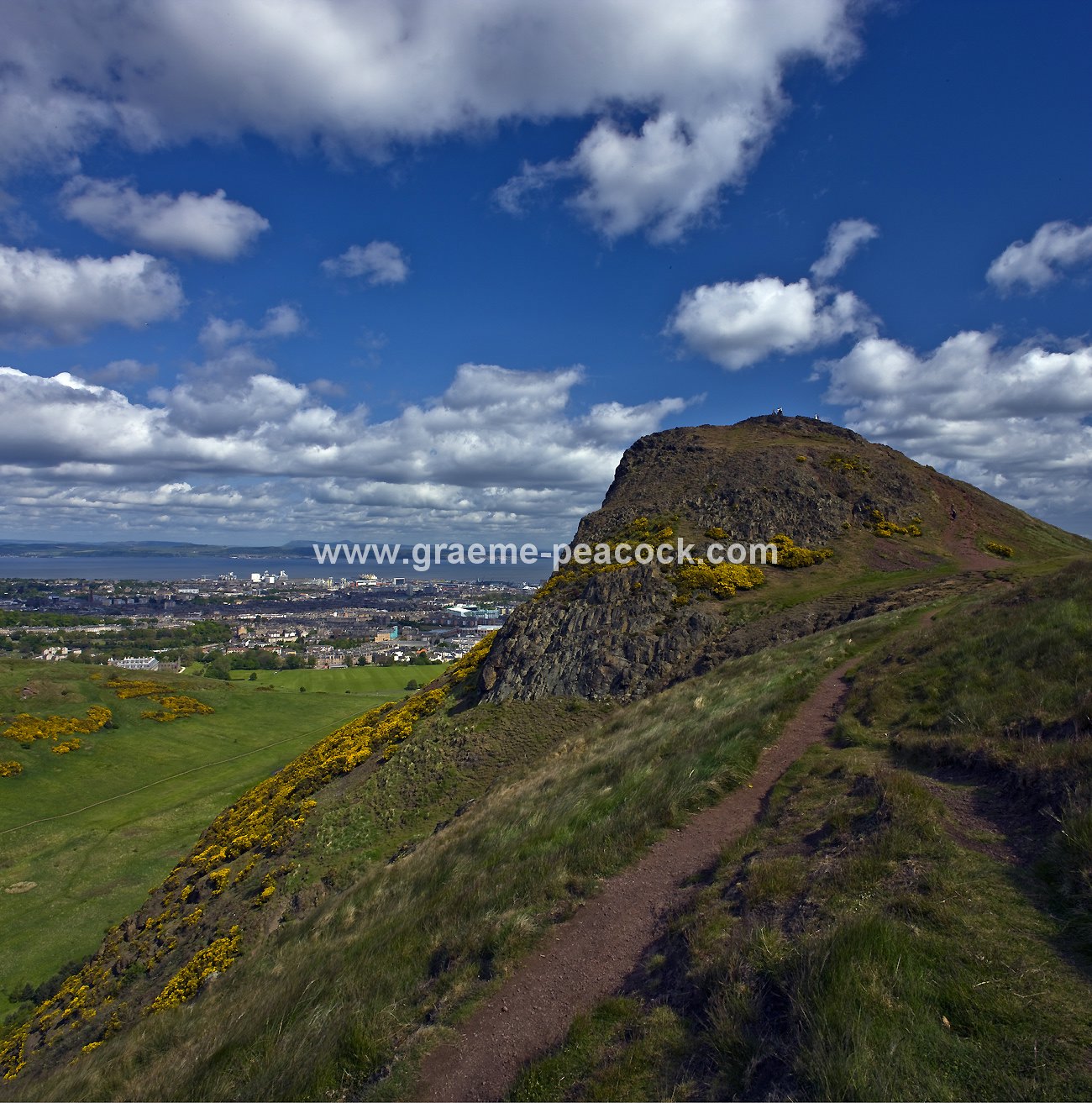 Edinburgh from Arthur's Seat, Edinburgh, Scotland