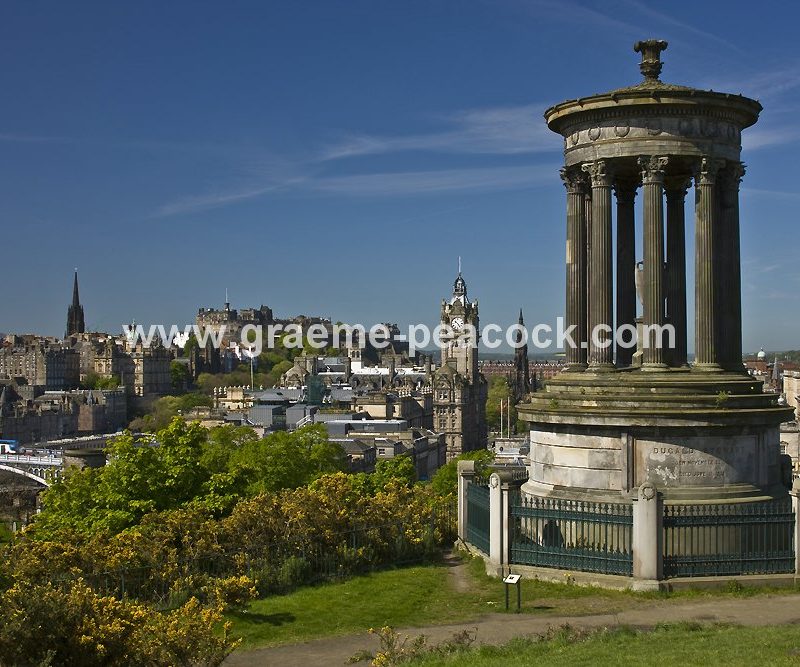 Dugald Stewart Monument, Calton Hill, Edinburgh, Scotland