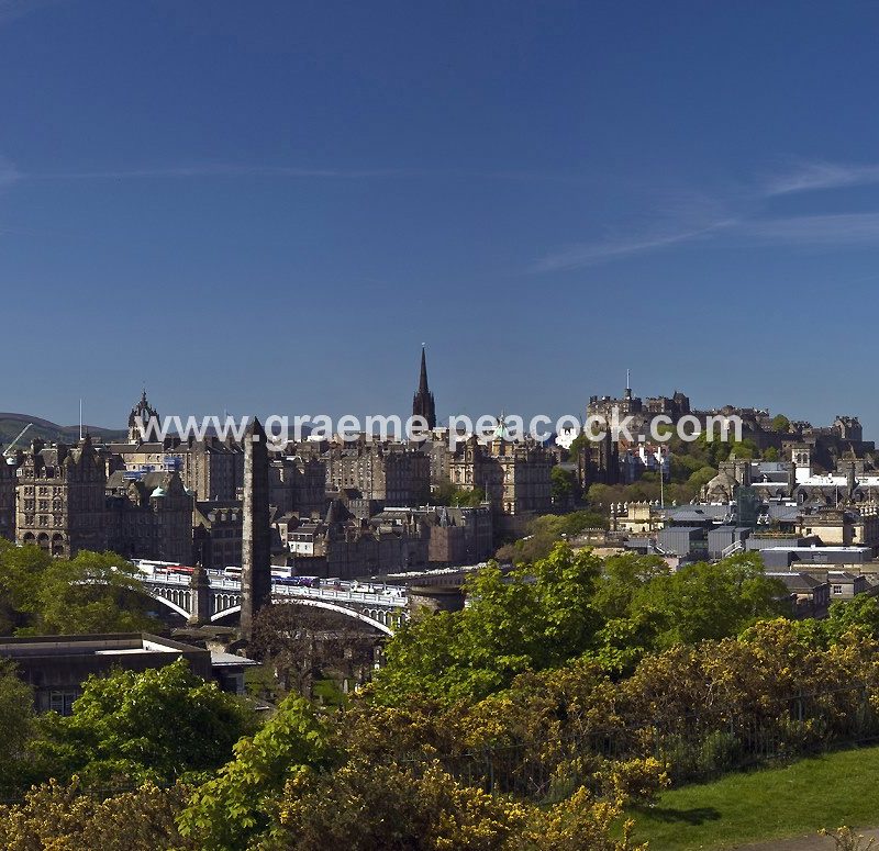 Edinburgh from Calton Hill, Edinburgh, Scotland