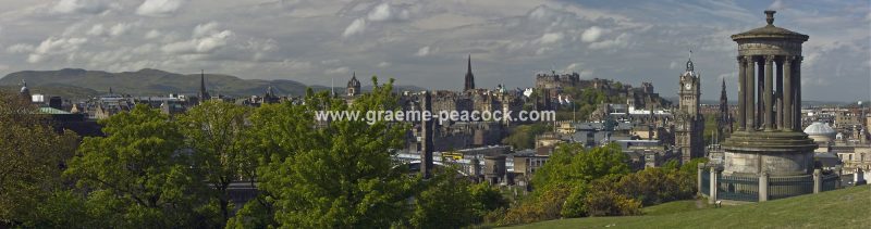 Edinburgh from Calton Hill,  Edinburgh,  Scotland